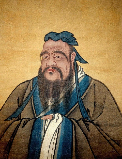 儒家學(xué)派創(chuàng)始人孔子畫像