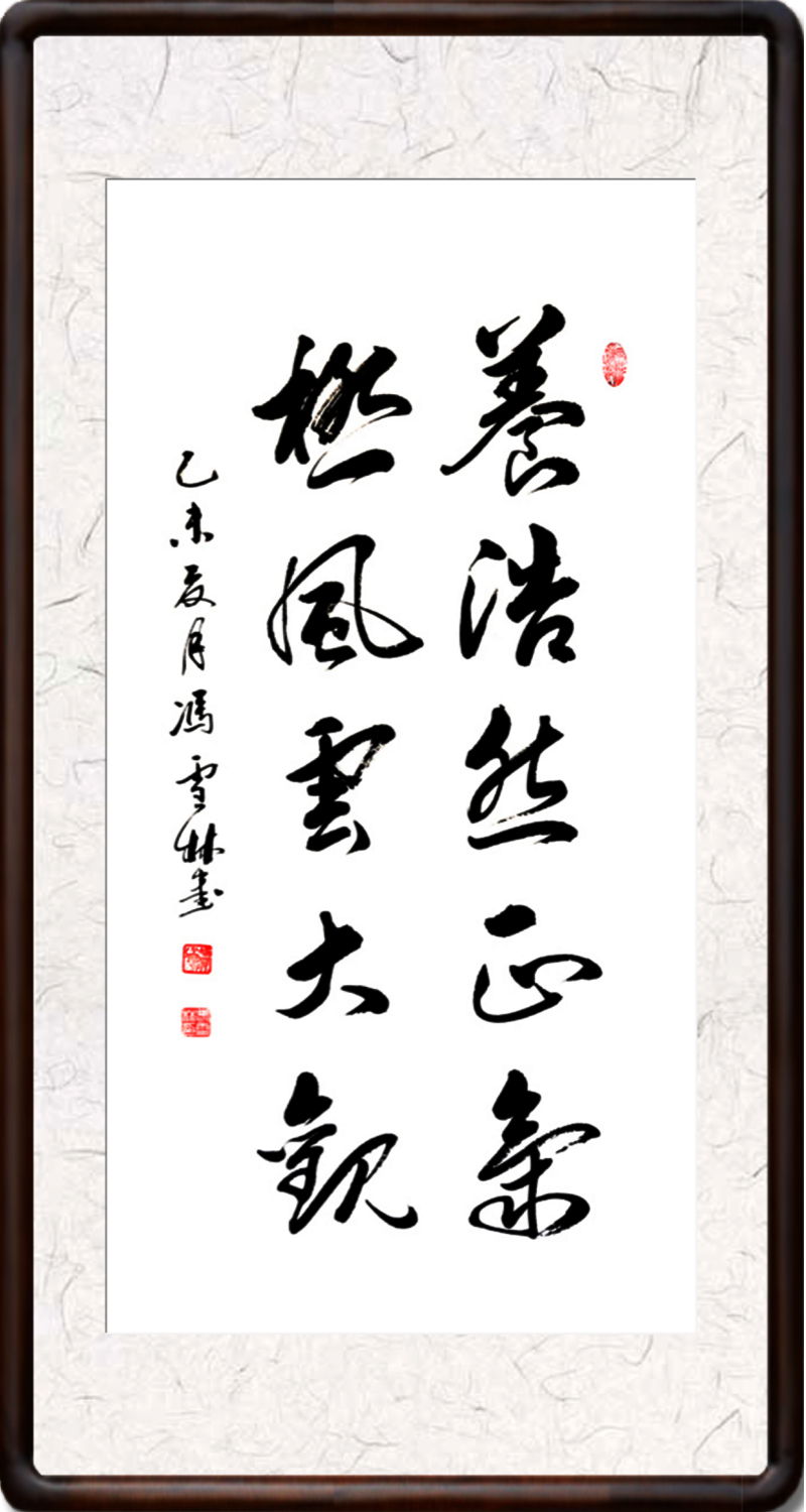養(yǎng)浩然正氣極風(fēng)云大觀書法欣賞